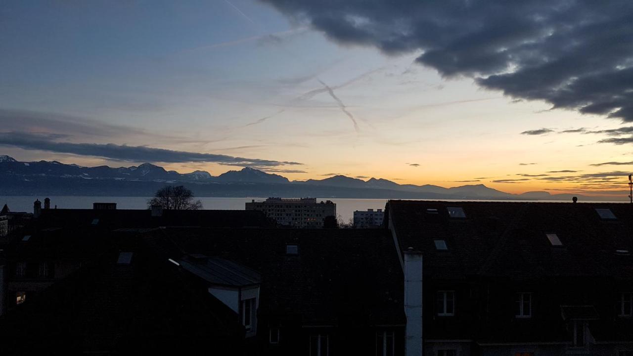 Appartement Beauregard attique à Lausanne Extérieur photo